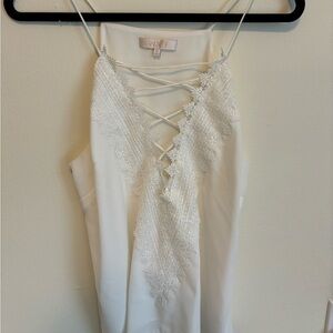 Laced tank top